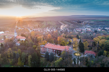 Benyovszky-kastély, Görcsöny-stock-foto