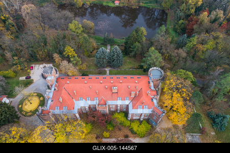 Benyovszky-kastély, Görcsöny-stock-foto