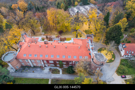 Benyovszky-kastély, Görcsöny-stock-foto