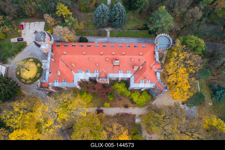 Benyovszky-kastély, Görcsöny-stock-foto