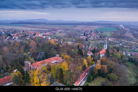 Benyovszky-kastély, Görcsöny-stock-foto