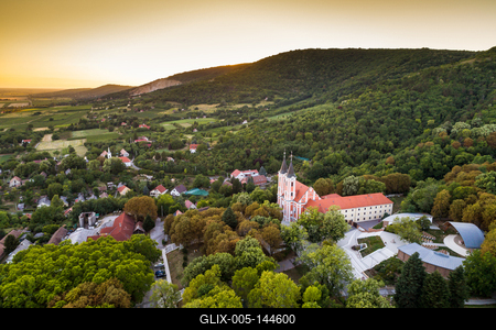 Máriagyűd, Kegytemplom-stock-foto