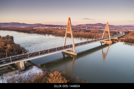 Megyeri híd, Budapest-stock-foto