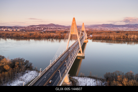 Megyeri híd, Budapest-stock-foto