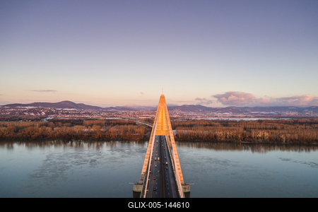 Megyeri híd, Budapest-stock-foto