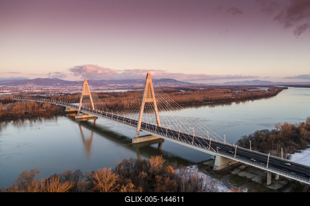 Megyeri híd, Budapest-stock-foto