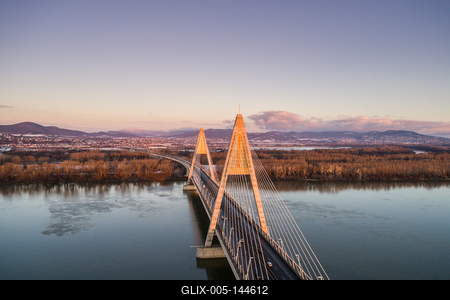 Megyeri híd, Budapest-stock-foto
