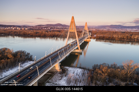 Megyeri híd, Budapest-stock-foto