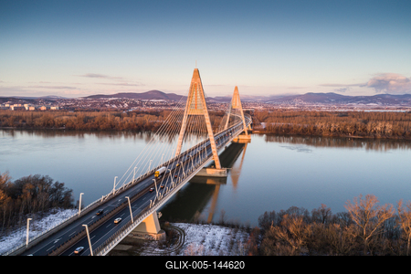 Megyeri híd, Budapest-stock-foto