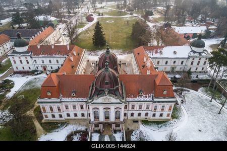 Grassalkovich-kastély. Gödöllő-stock-foto