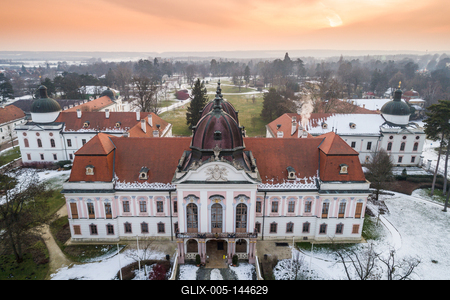 Grassalkovich-kastély. Gödöllő-stock-foto