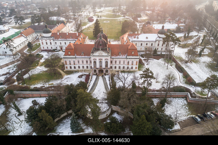 Grassalkovich-kastély. Gödöllő-stock-foto