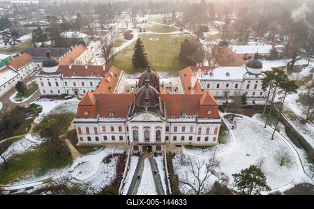 Grassalkovich-kastély. Gödöllő-stock-foto