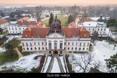 Grassalkovich-kastély. Gödöllő-stock-foto