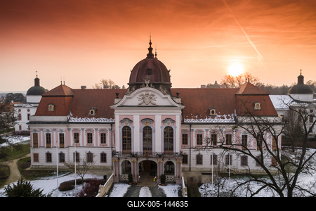 Grassalkovich-kastély. Gödöllő-stock-foto