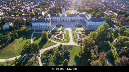 Festetics-kastély, Keszthely-stock-foto