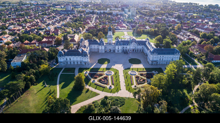 Festetics-kastély, Keszthely-stock-foto