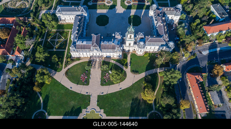 Festetics-kastély, Keszthely-stock-foto