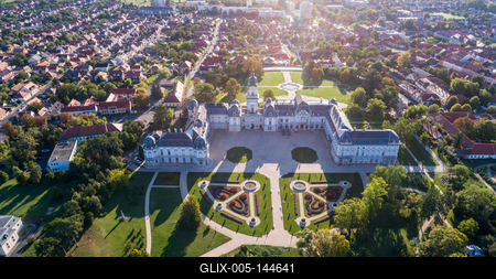 Festetics-kastély, Keszthely-stock-foto