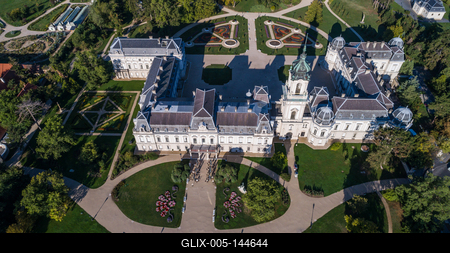 Festetics-kastély, Keszthely-stock-foto