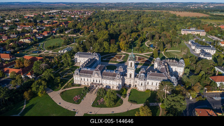 Festetics-kastély, Keszthely-stock-foto