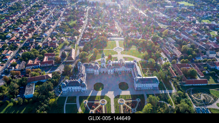 Festetics-kastély, Keszthely-stock-foto