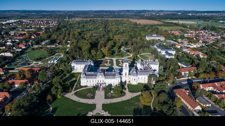Festetics-kastély, Keszthely-stock-foto