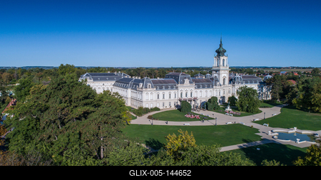 Festetics-kastély, Keszthely-stock-foto
