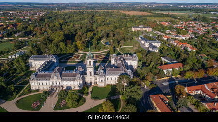 Festetics-kastély, Keszthely-stock-foto