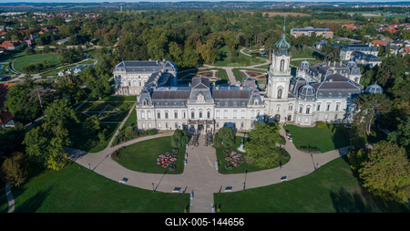 Festetics-kastély, Keszthely-stock-foto