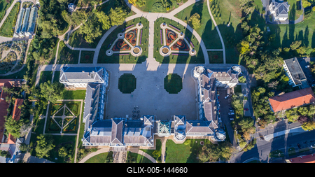 Festetics-kastély, Keszthely-stock-foto