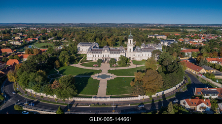 Festetics-kastély, Keszthely-stock-foto
