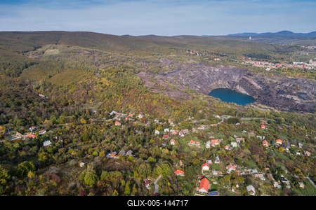 Karolina-külfejtés, Pécsbánya-stock-foto