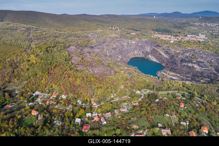 Karolina-külfejtés, Pécsbánya-stock-foto