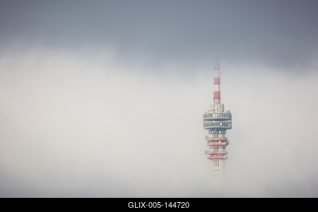 TV-torony, Pécs-stock-foto