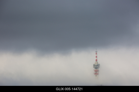 TV-torony, Pécs-stock-foto