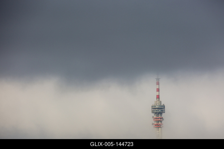 TV-torony, Pécs-stock-foto