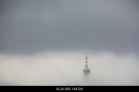 TV-torony, Pécs-stock-foto