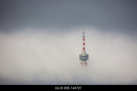 TV-torony, Pécs-stock-foto