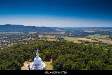 Zalaszántói sztúpa-stock-foto