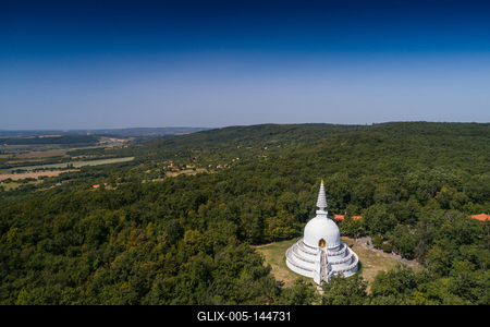 Zalaszántói sztúpa-stock-foto