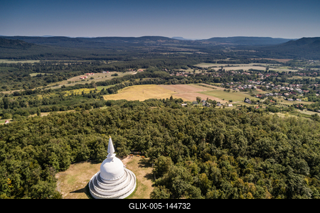Zalaszántói sztúpa-stock-foto