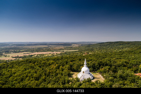 Zalaszántói sztúpa-stock-foto