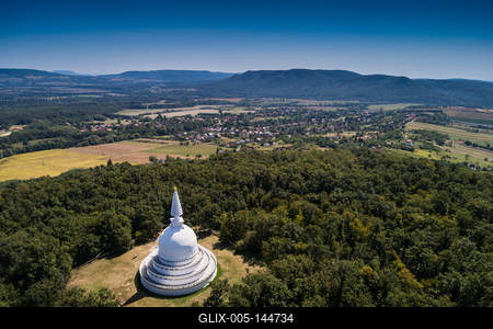 Zalaszántói sztúpa-stock-foto