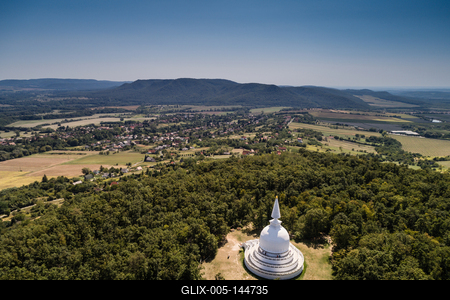 Zalaszántói sztúpa-stock-foto