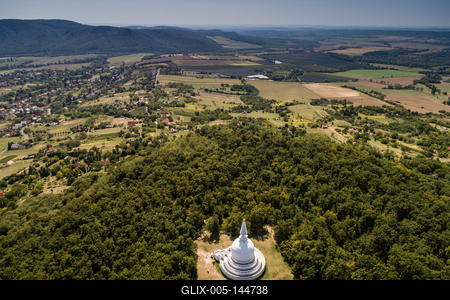 Zalaszántói sztúpa-stock-foto