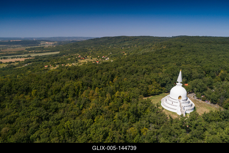 Zalaszántói sztúpa-stock-foto