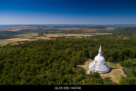 Zalaszántói sztúpa-stock-foto