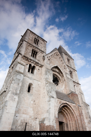 Zsámbék, a Zsámbéki Romtemplom-stock-foto