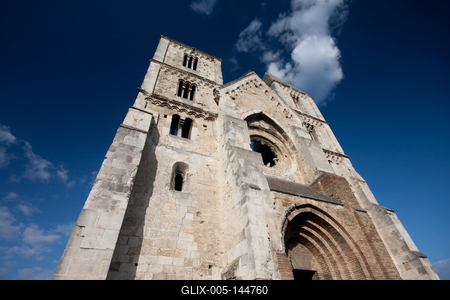 Zsámbék, a Zsámbéki Romtemplom-stock-foto